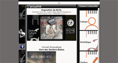 Desktop Screenshot of centreculturelaveyron.fr