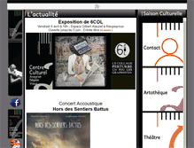 Tablet Screenshot of centreculturelaveyron.fr
